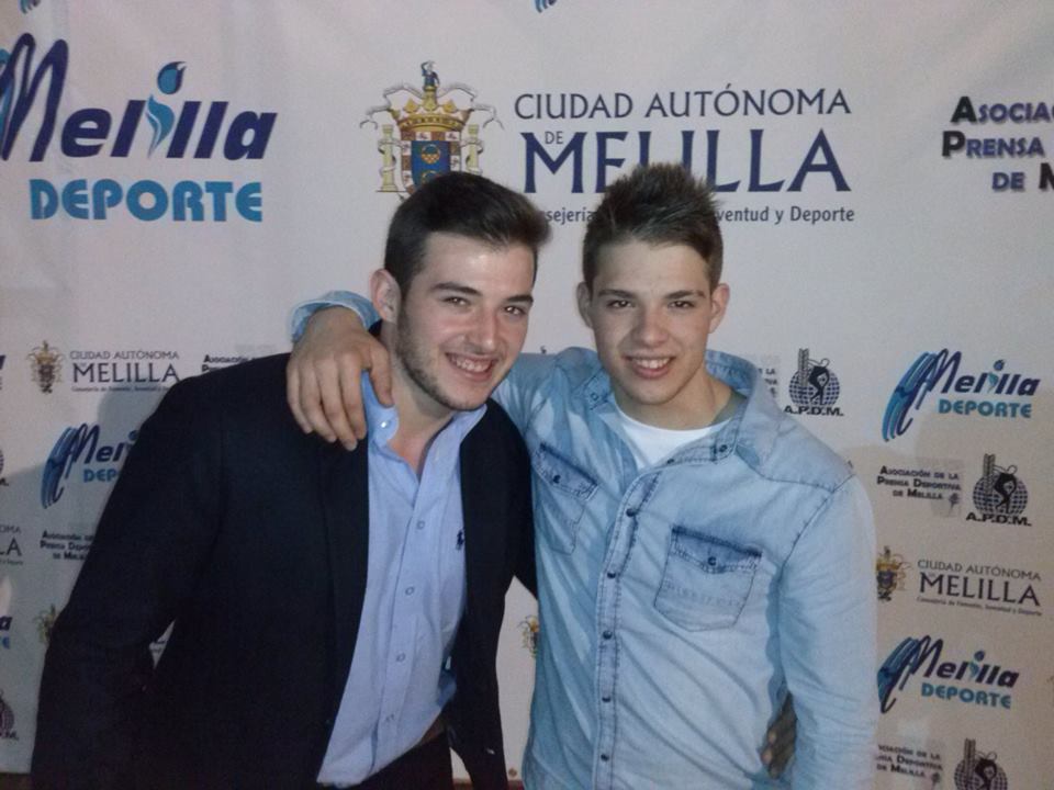 manuel y david en Melilla